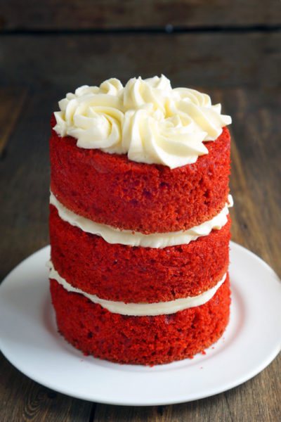 Торт красный бархат без добавления кефира