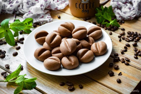 Шоколадно-кофейное печенье