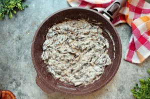 Подберезовики со сметаной